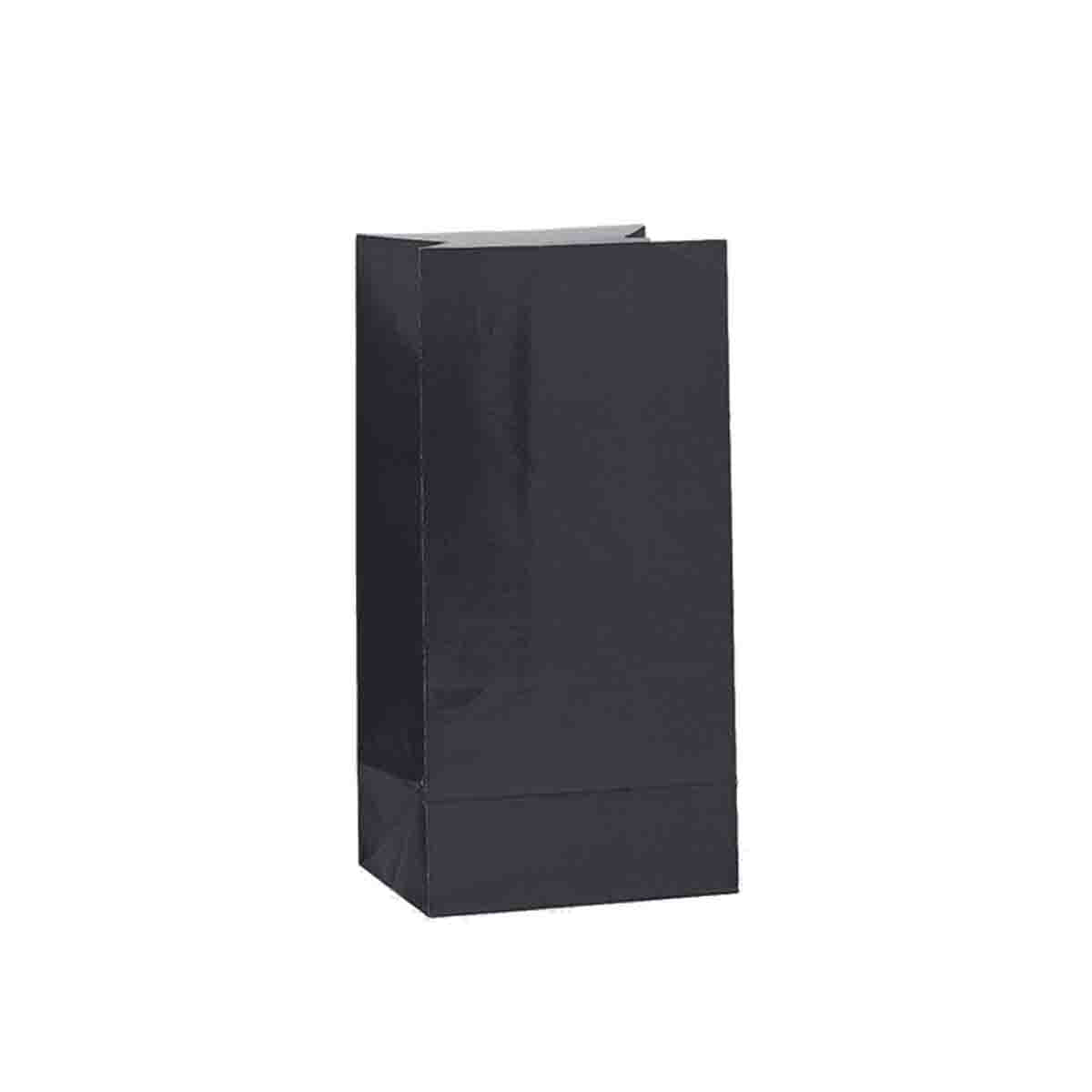 Geschenktüten Schwarz 12St.
