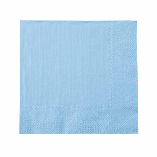 Servietten Pastellblau 20 Stück