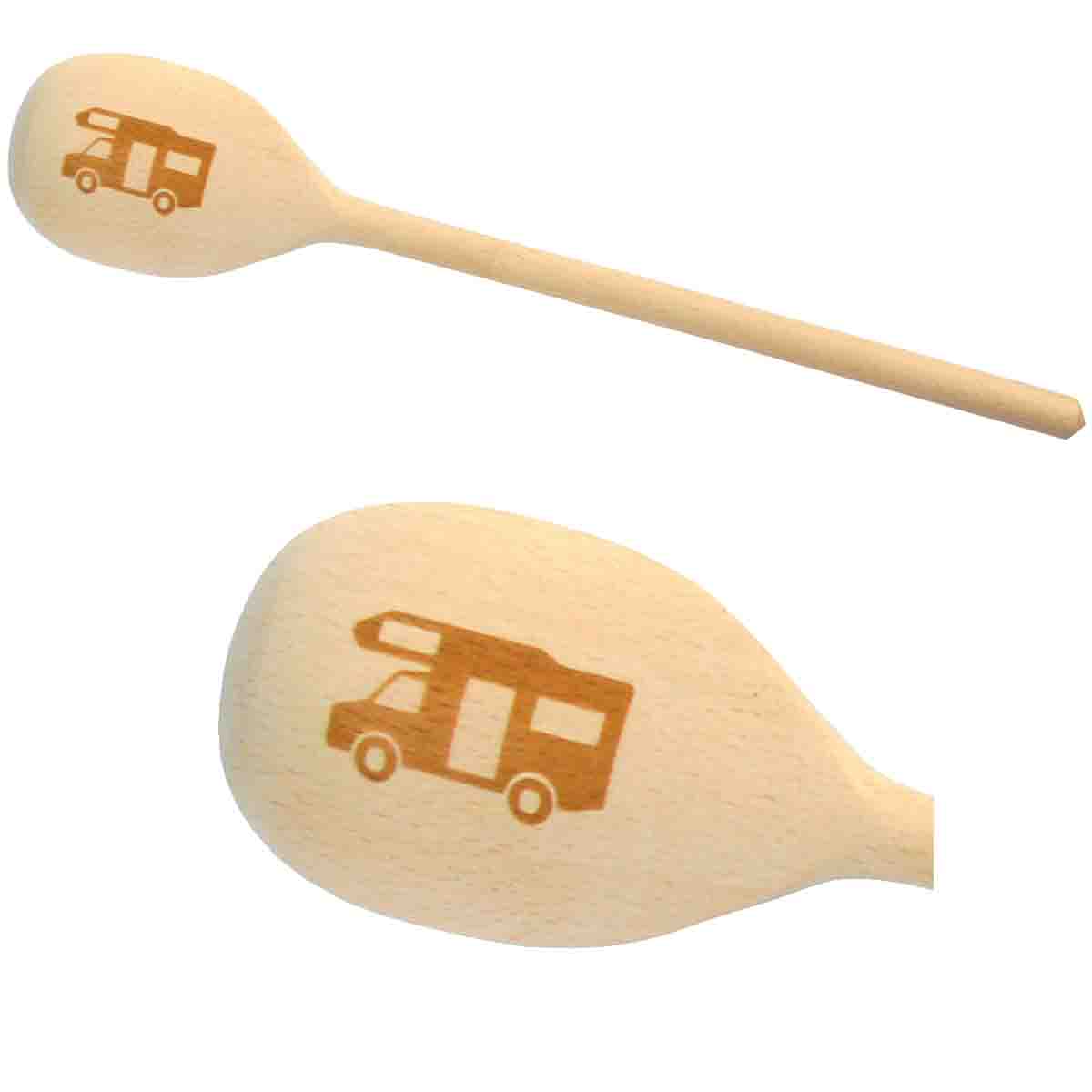 Feinkost-Set Wohnmobil mit Nudeln, Sauce, Gewürze und Holzlöffel