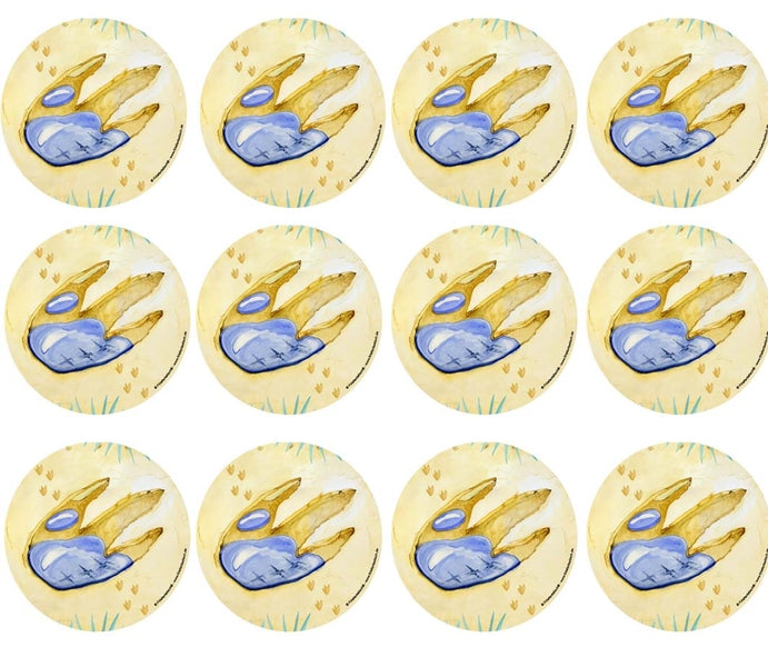 Muffinaufleger Dino-Fußabdruck 12St