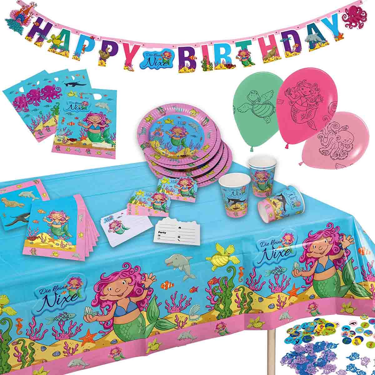 Partykoffer Die kleine Nixe 60-tlg.