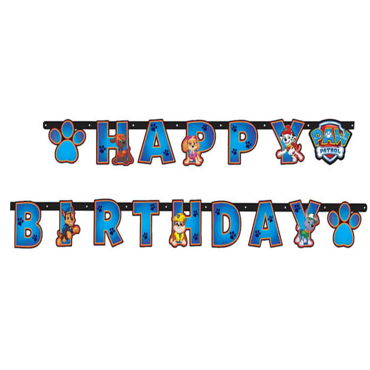Paw Patrol Buchstabengirlande