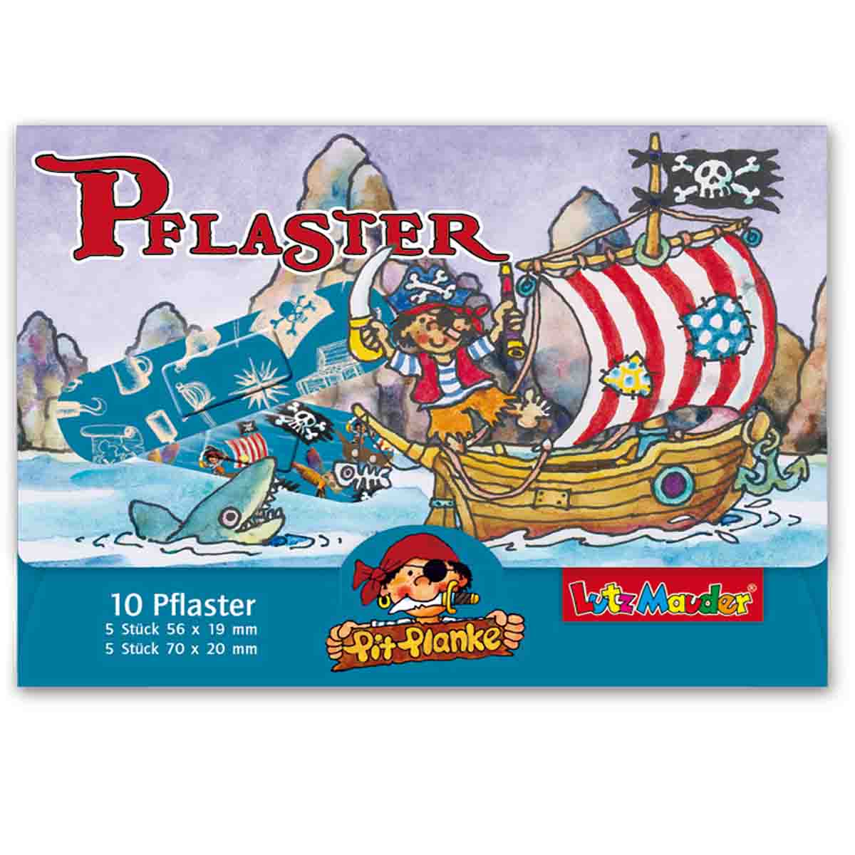 Pflaster Piraten Pit Planke 10 Stück