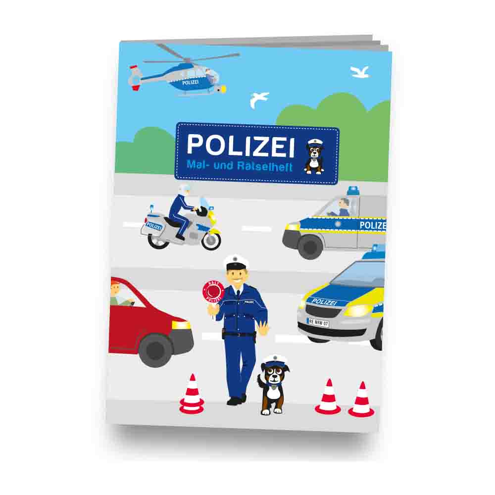 Polizei Rätselheft 5 Stück