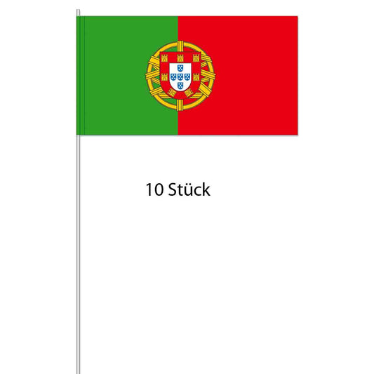 Portugal Papierflaggen 10 Stück
