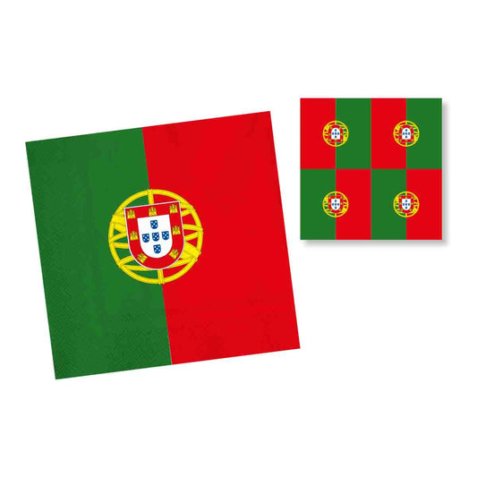 Portugal-Servietten 20 Stück