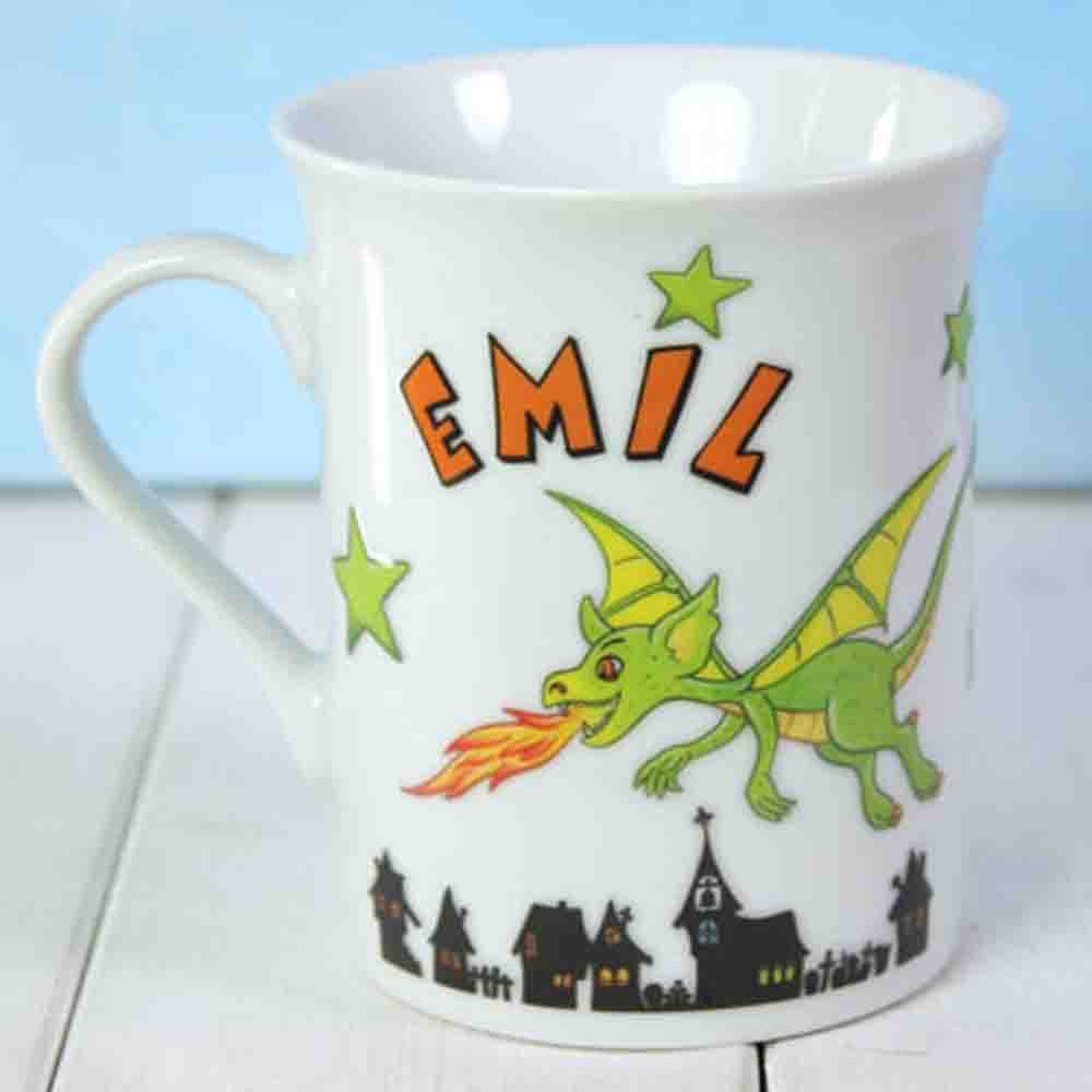 Porzellan-Sticker Drachen