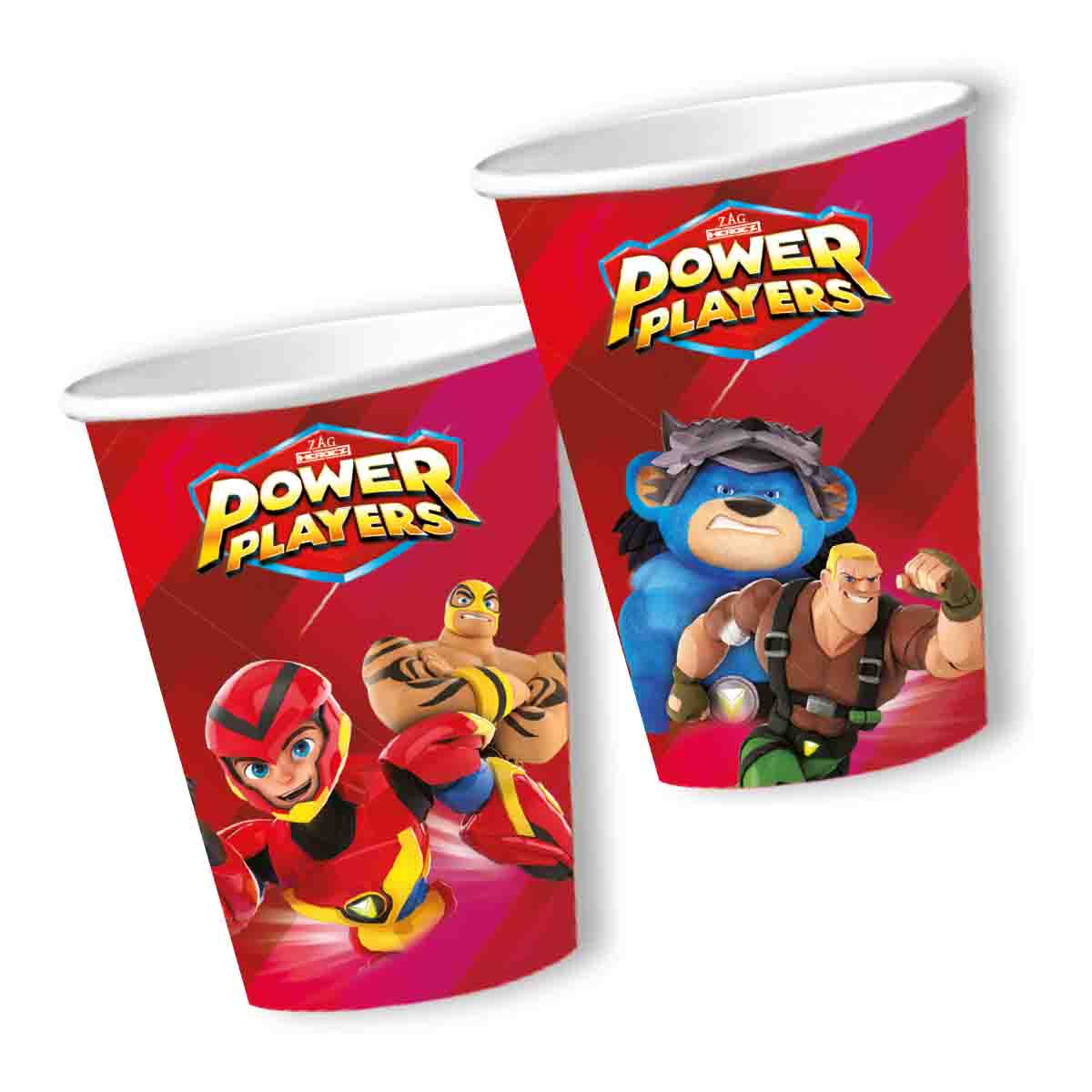 Power Players Becher 8 Stück