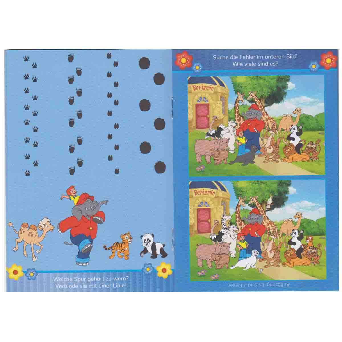 Benjamin Blümchen Rätselheft