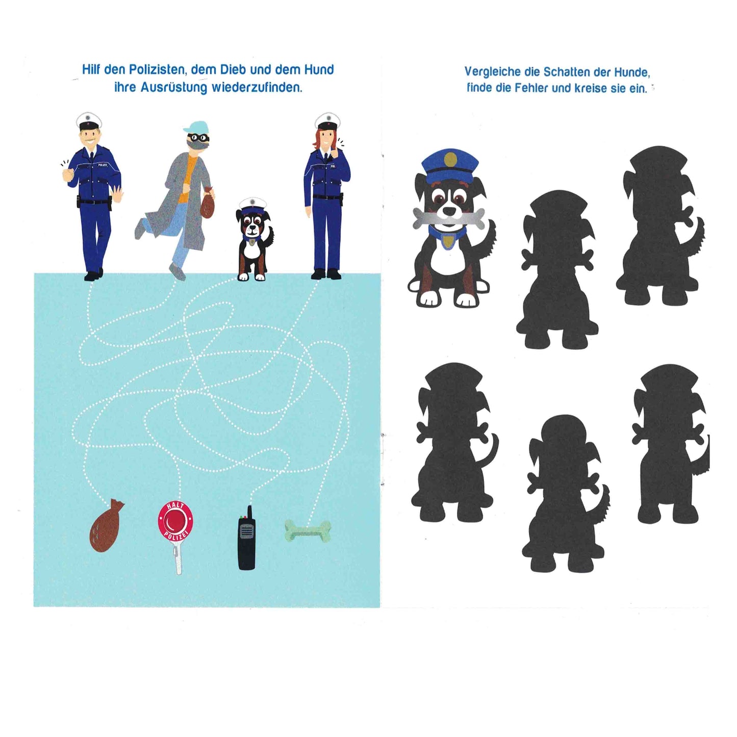 Polizei Rätselheft