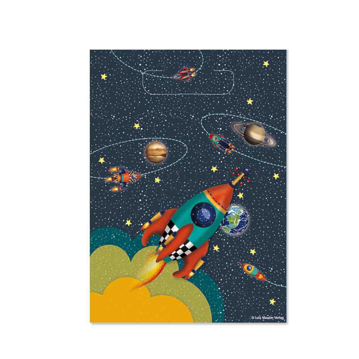 Partytüten Rakete Kunststoff 8 Stück