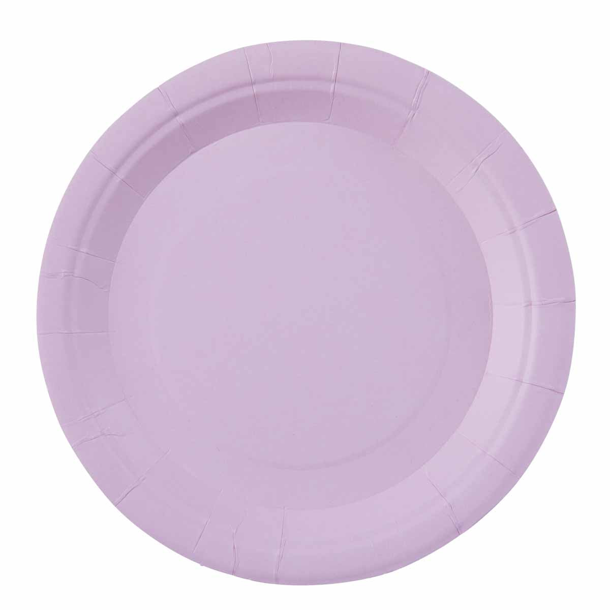 Rosa Teller 10 Stück, stabil