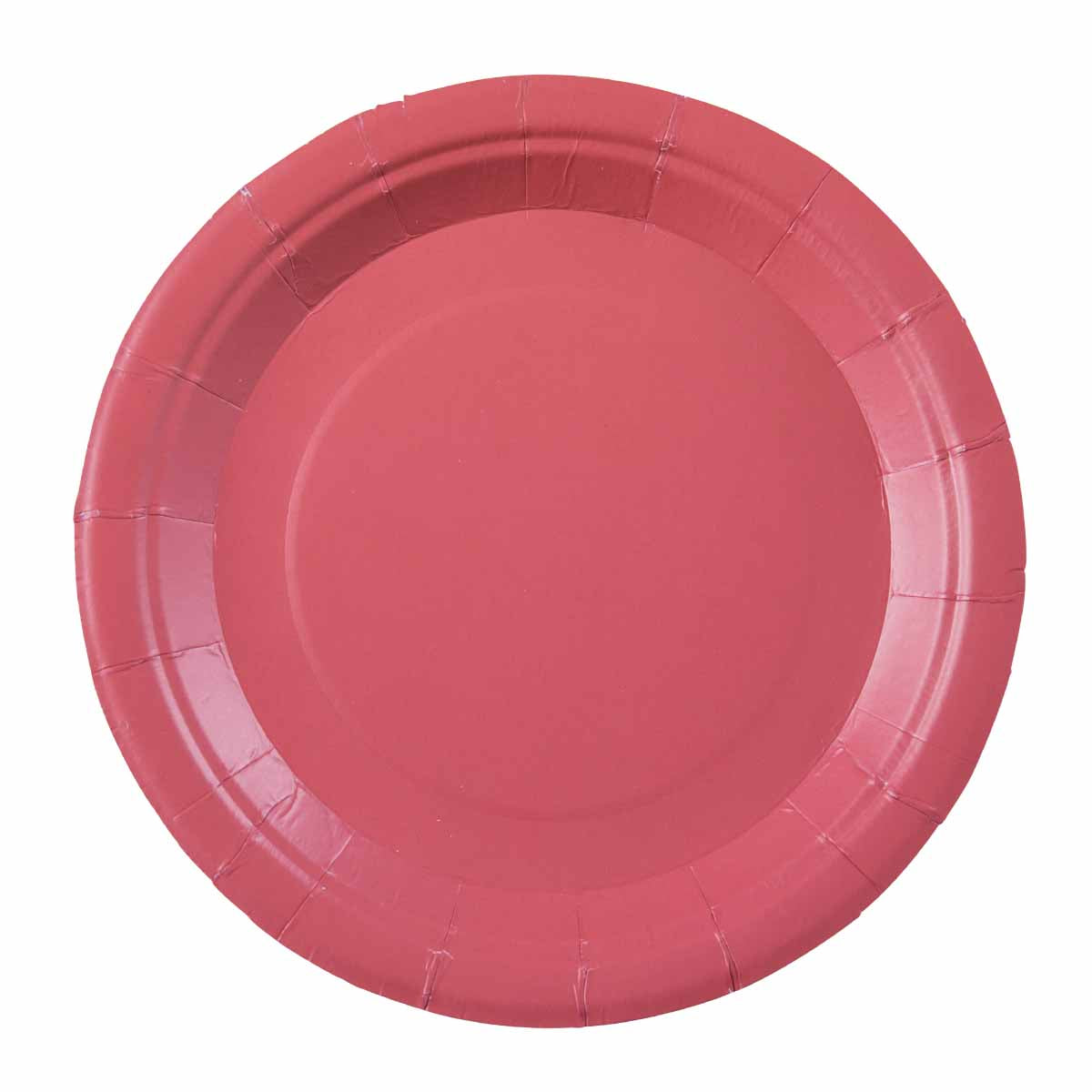 Rote Teller 10 Stück, stabil