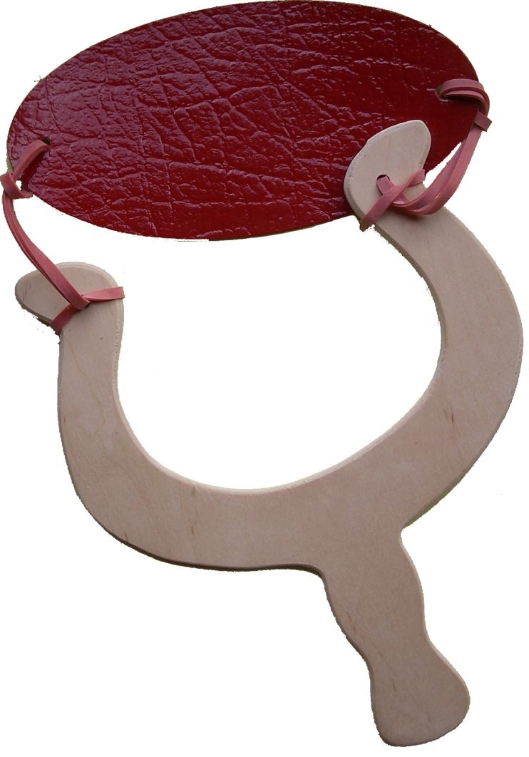 Wasserbombenschleuder aus Holz