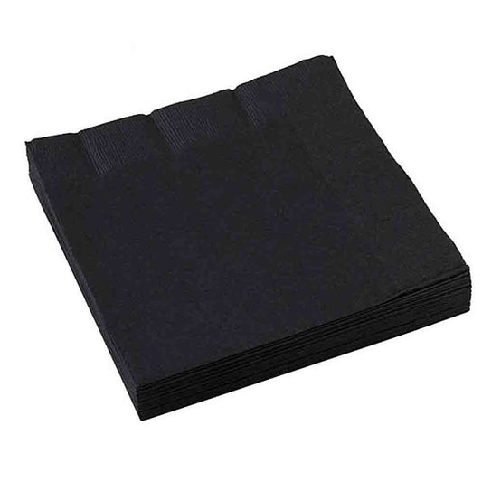 Servietten Schwarz 20 Stück