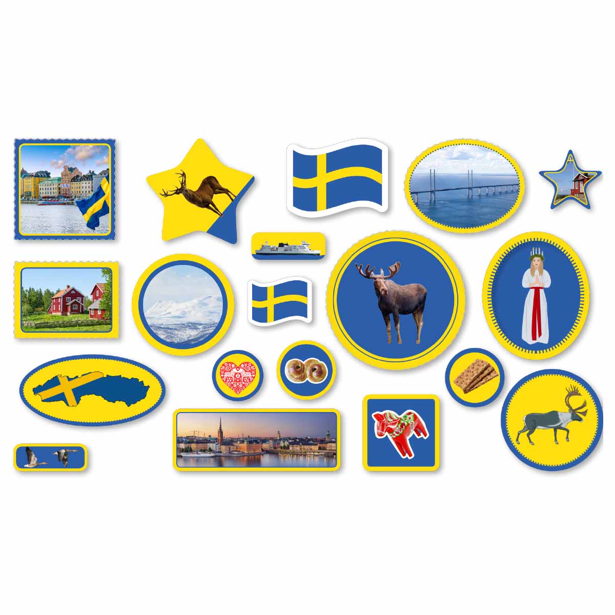 Schweden-Konfetti XXL