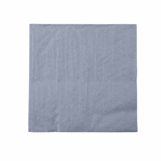 Silbergraue Servietten 20 Stück