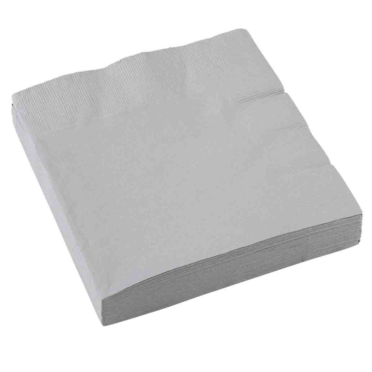 Silber-Servietten 20 Stück