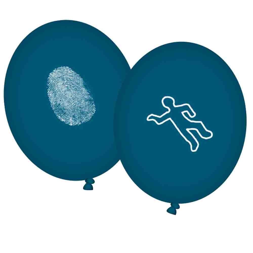 Dekoset Detektiv mit Servietten, Wimpelkette, Konfetti, Ballons