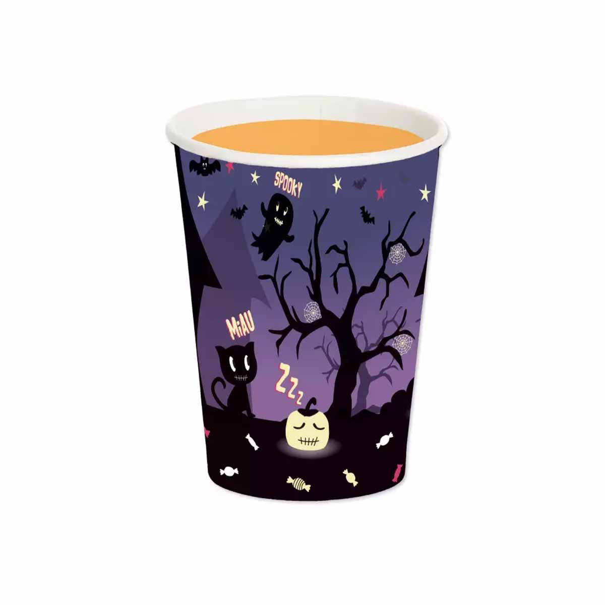 Spuky Becher Halloween 8 Stück