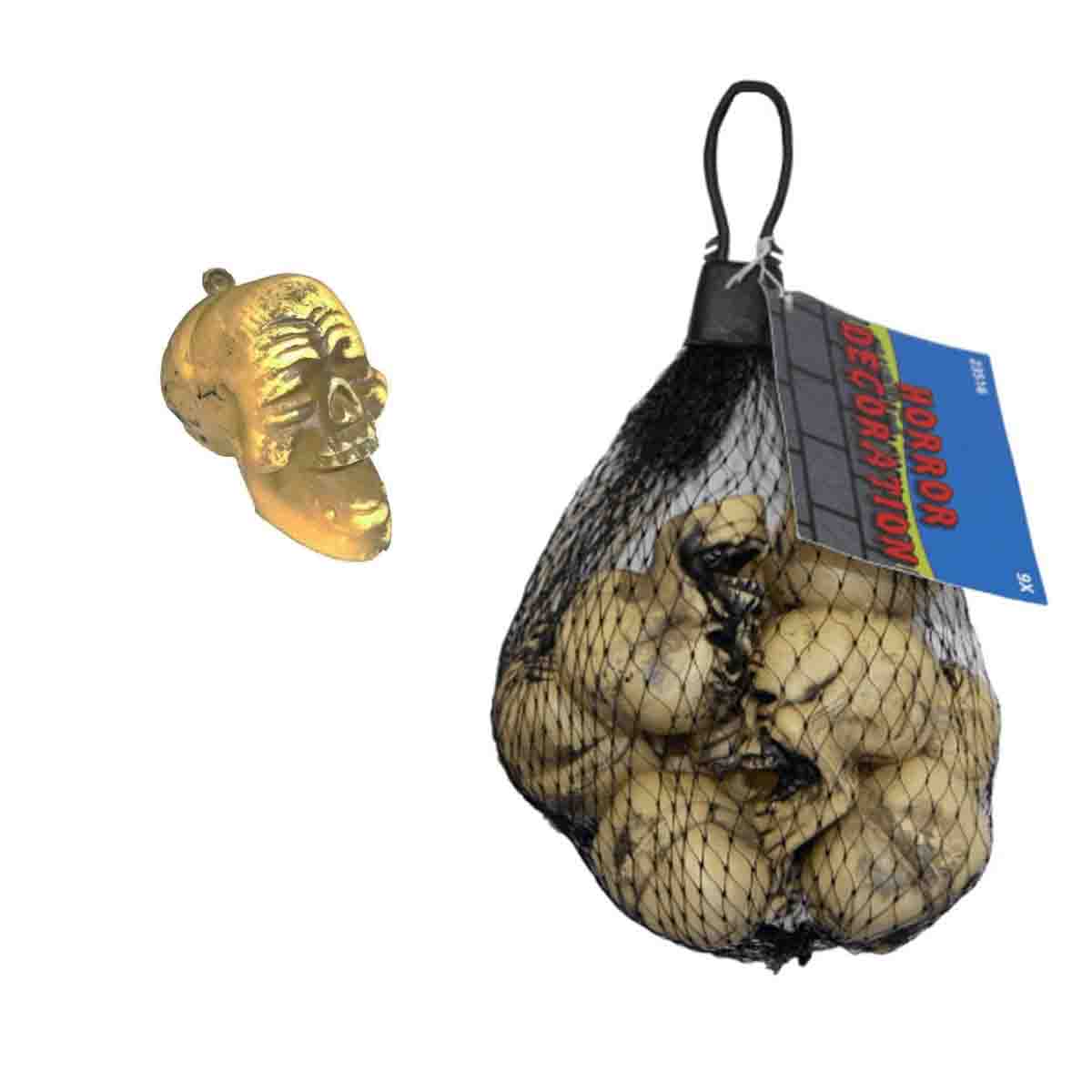 Kleiner Totenkopf 9 Stück