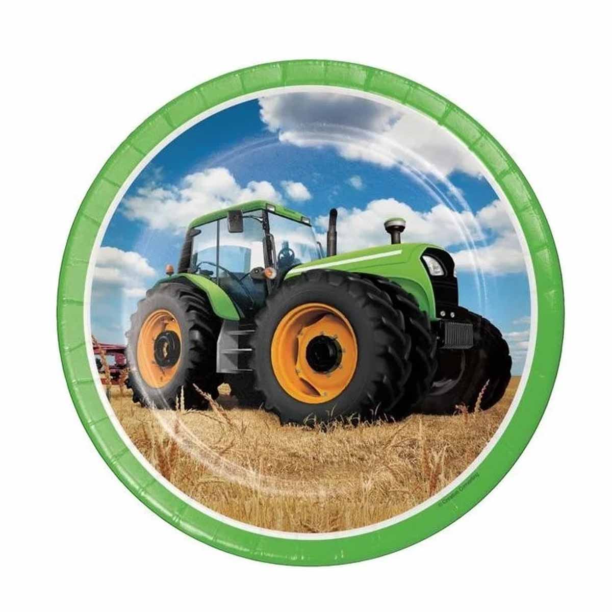 Traktor Teller 8 Stück