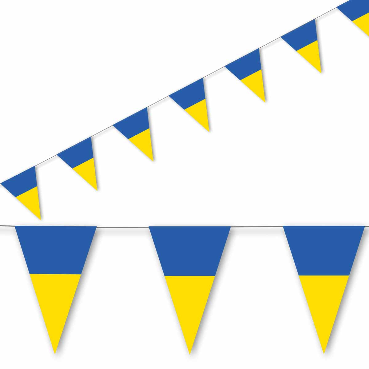 Ukraine-Wimpelkette 3,5m