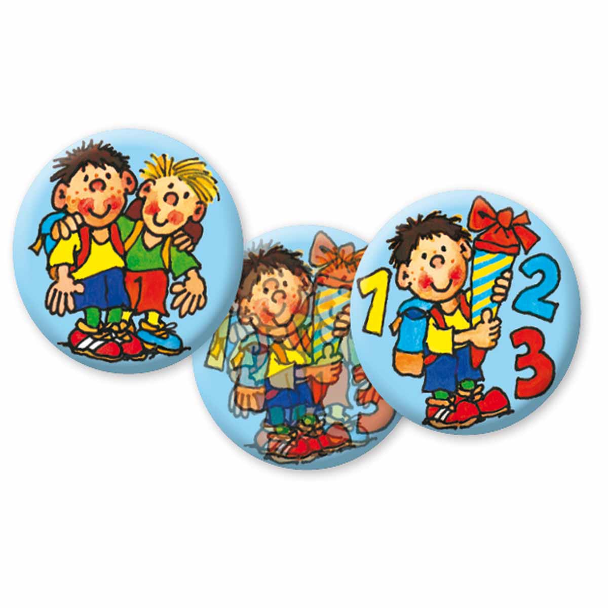 Wackel-Buttons Schulanfang Jungen 1 Stück