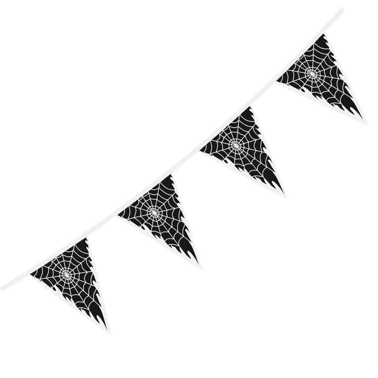 Riesen-Wimpelkette Spinnweben 15m