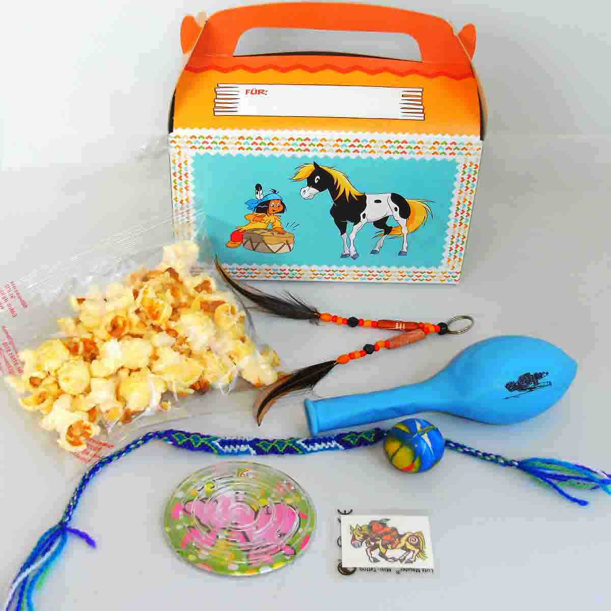 Gefüllte Wundertütenbox Indianer Yakari