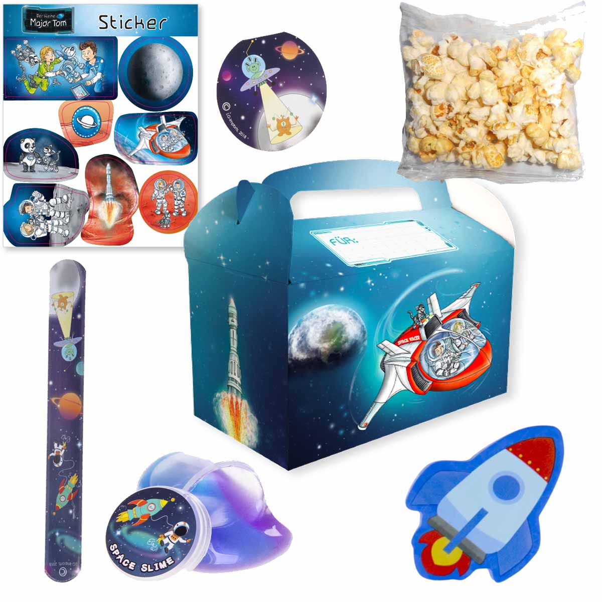 Gefüllte Wundertütenbox Astronaut Major Tom