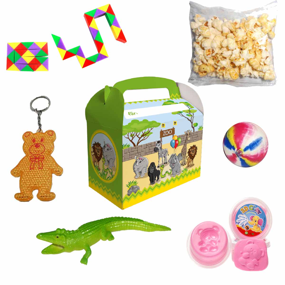 Gefüllte Wundertütenbox Zoo