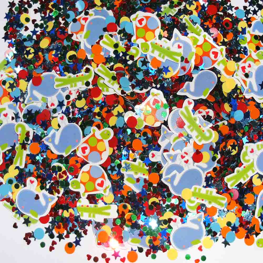 Babyparty Jungen Konfetti