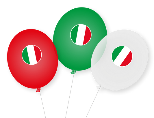 Italien-Ballons 9 Stück