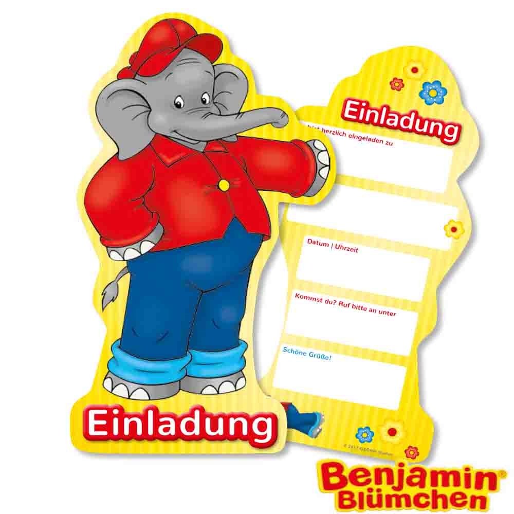 Benjamin Blümchen Einladungen