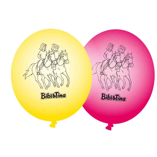 Bibi und Tina Ballons 8 Stück