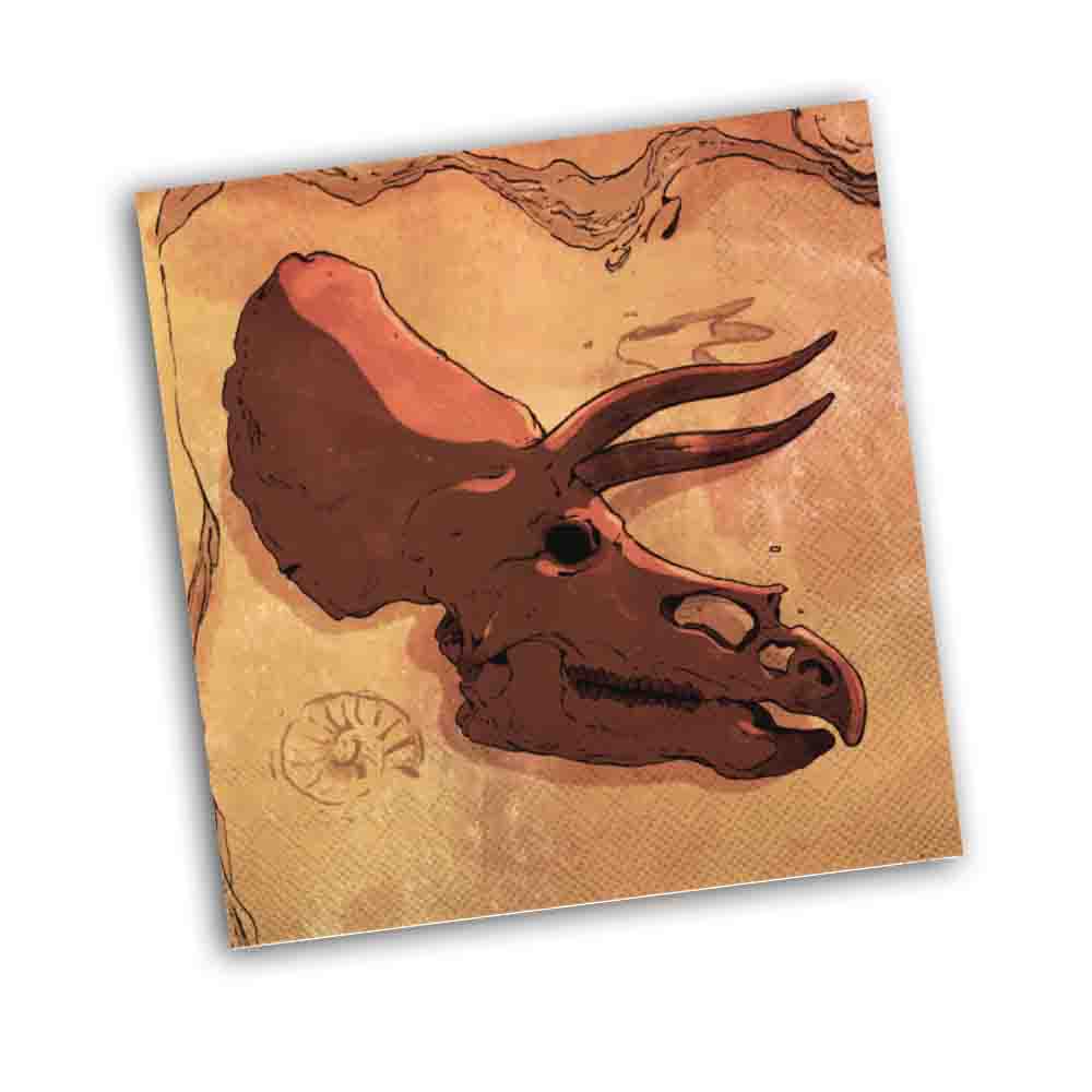 Dino-Kampf Servietten 20 Stück