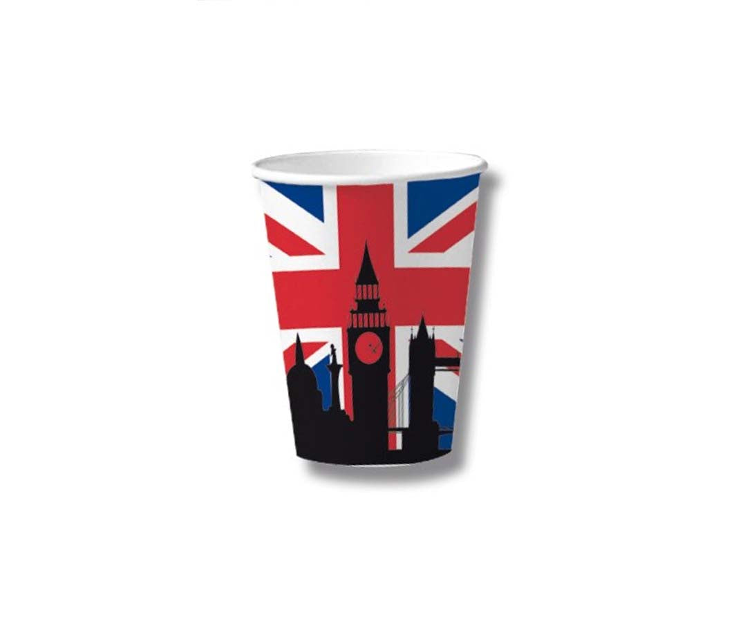 England-Becher 10 Stück