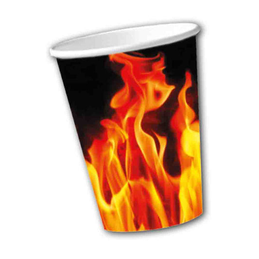 Flammen-Becher 10 Stück