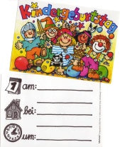 Geburtstagseinladungen Jungen 5St.