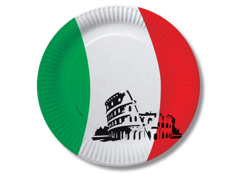 Italien-Teller 10 Stück