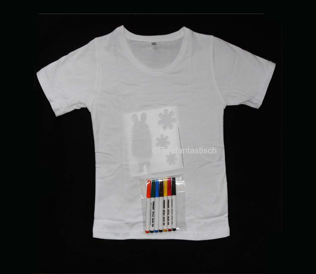 T Shirt Bemalen Kindergeburtstag Schablone