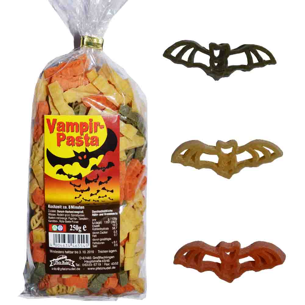 Vampir-Nudeln Fledermaus 250g