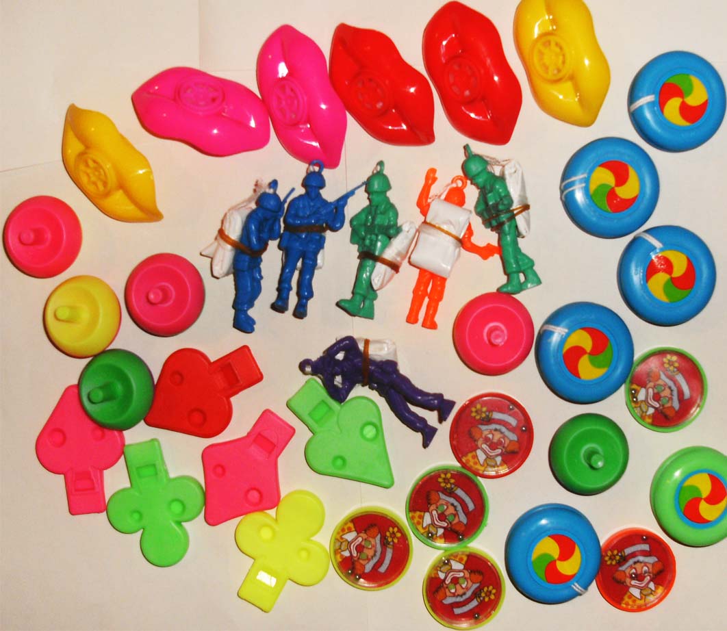 Tüte mit 36 Mitgebseln