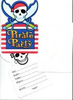 Piraten Einladungsset