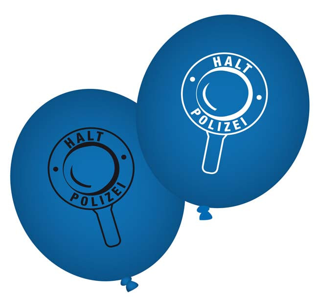 Polizei-Ballons 8St.