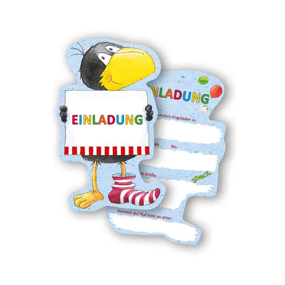 Der kleine Rabe Socke Einladungen