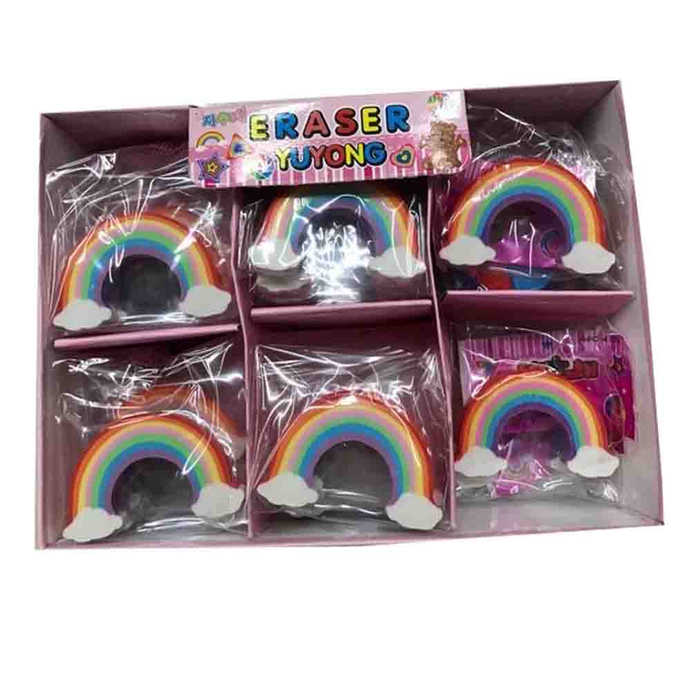 Radiergummi Regenbogen 1 Stück