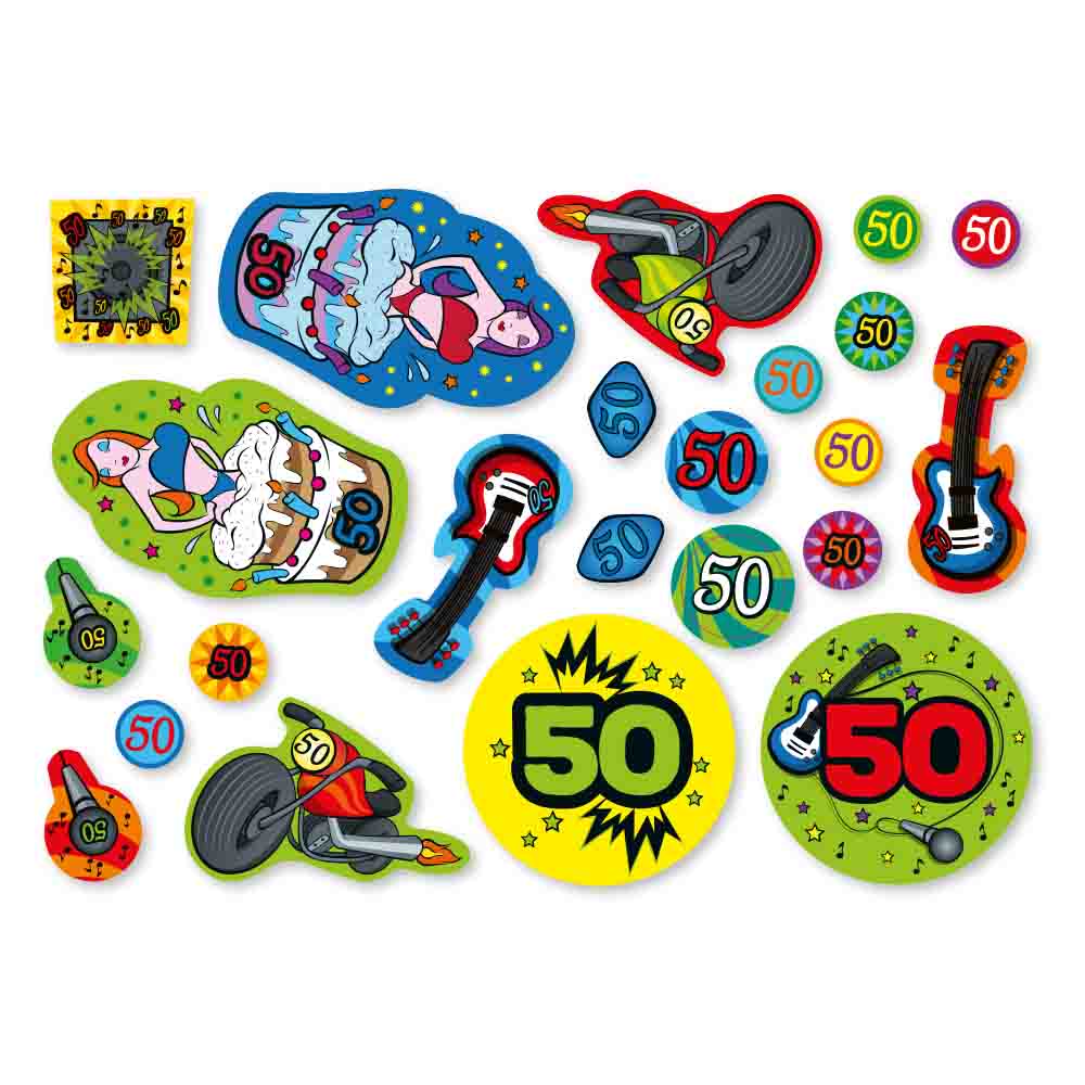 XXL-Konfetti Rockparty 50