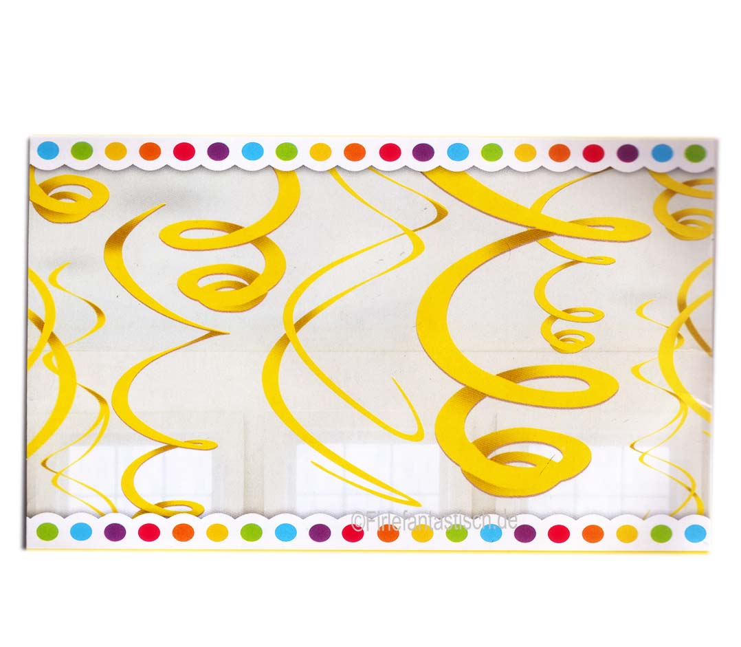 Hängespiralen Gelb 12St.